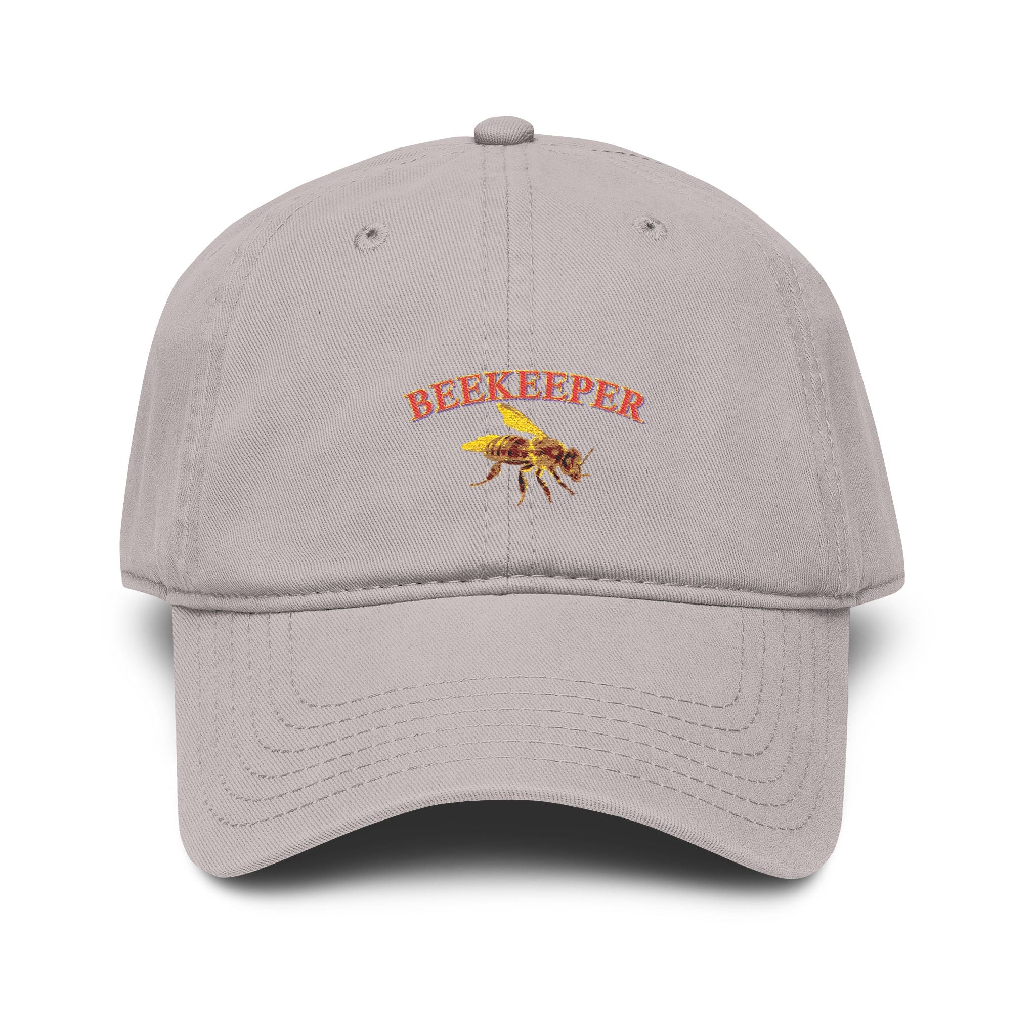 Beekeeper Embroidered Washed Baseball Cap