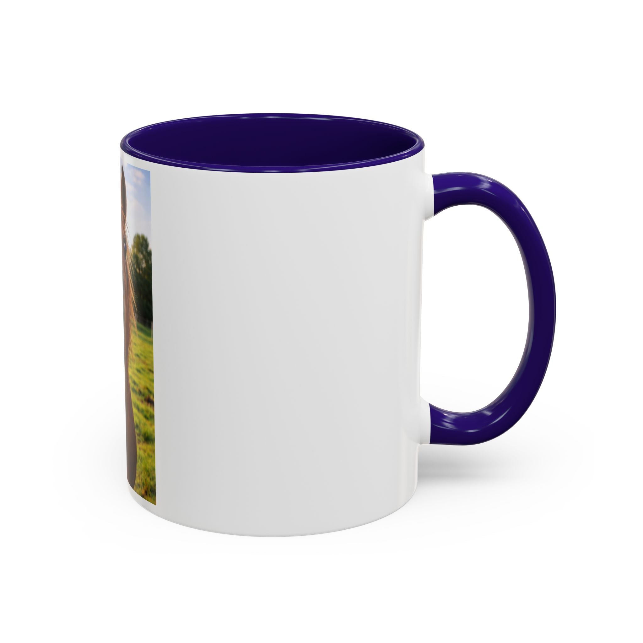 Funny Smiling Horse Coffee Mug – Cute Farm Animal 11oz/15oz Gift