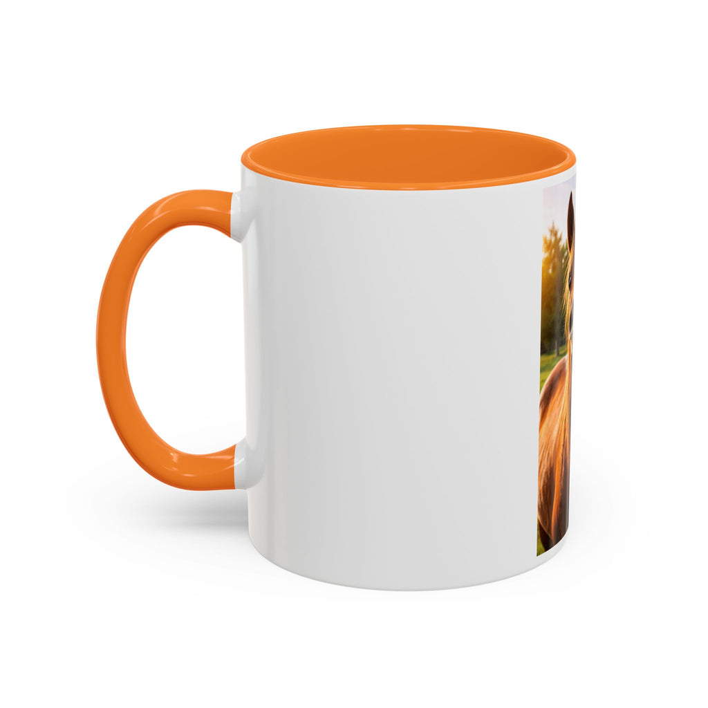Funny Smiling Horse Coffee Mug – Cute Farm Animal 11oz/15oz Gift
