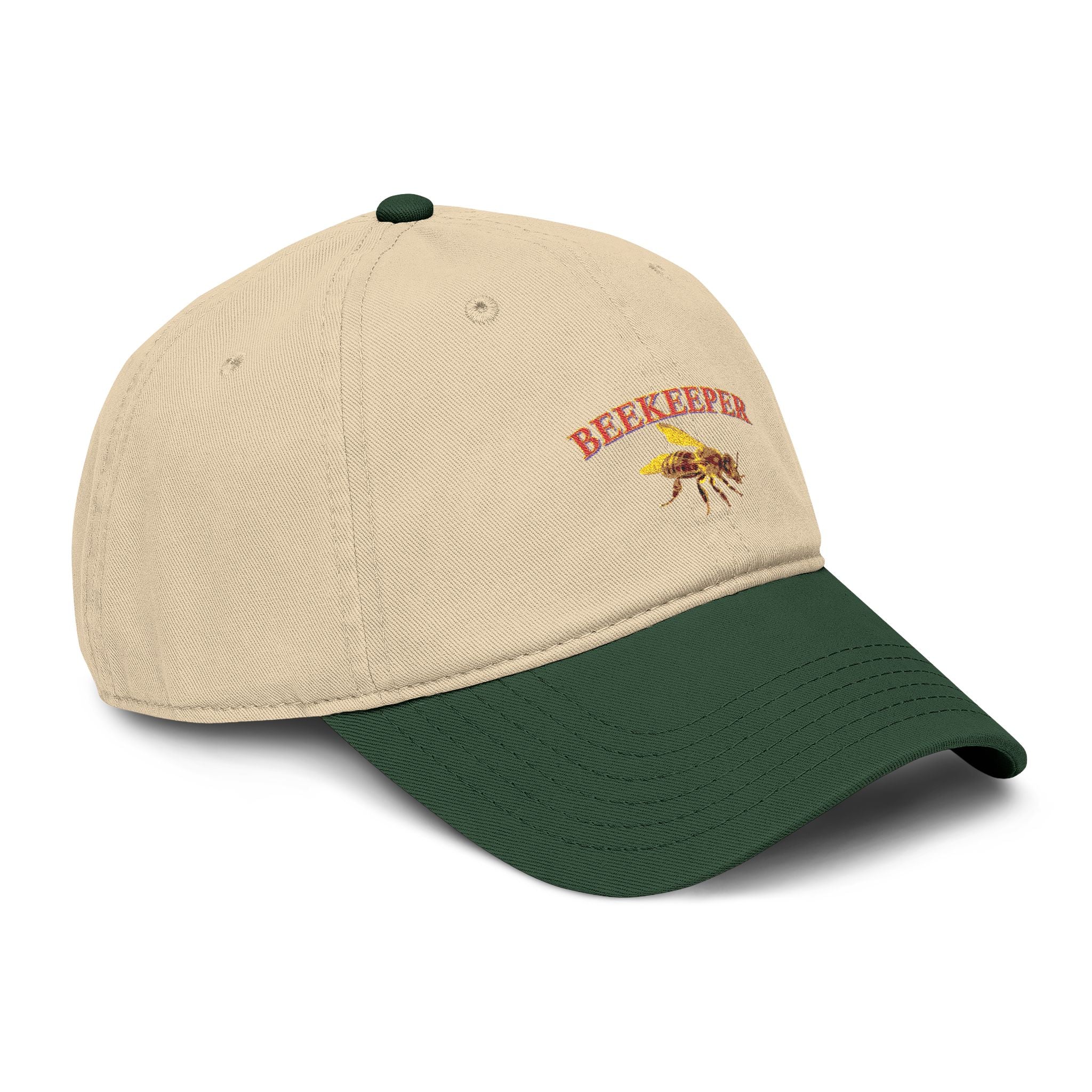 Beekeeper Embroidered Washed Baseball Cap