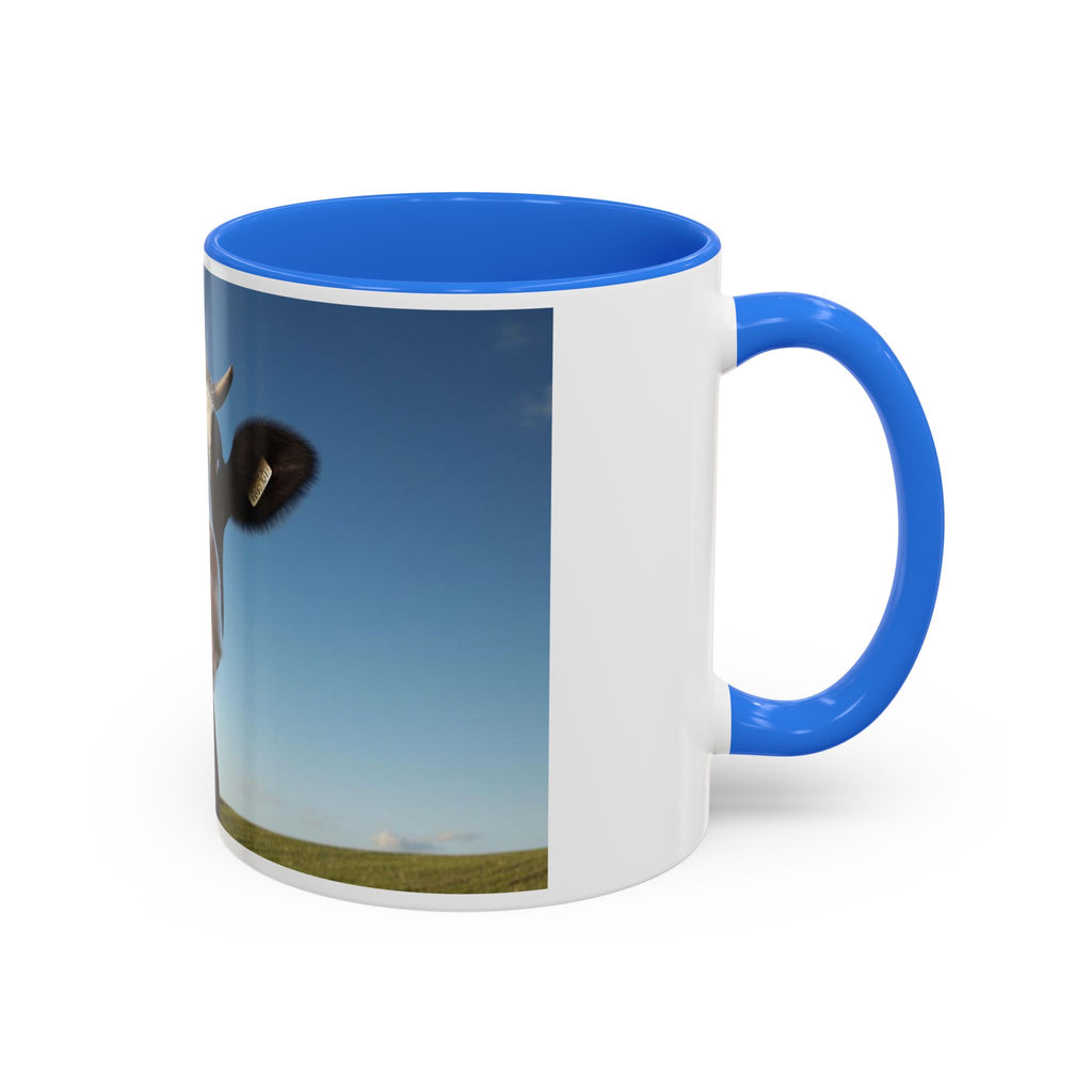 Cow Coffee Mug — Cute Cow Photo Ceramic Mug (11oz & 15oz)