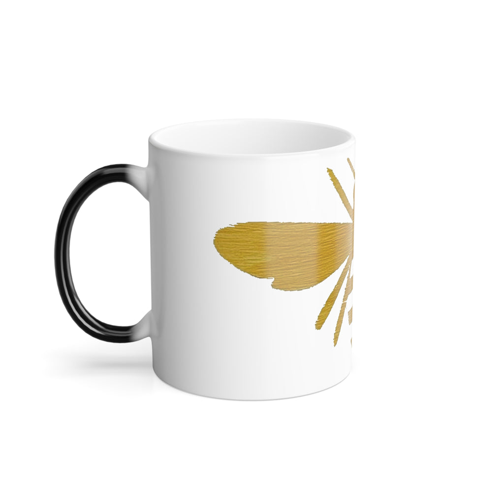 Honeybee Color-Changing Mug — 11oz Heat Reveal Coffee Cup