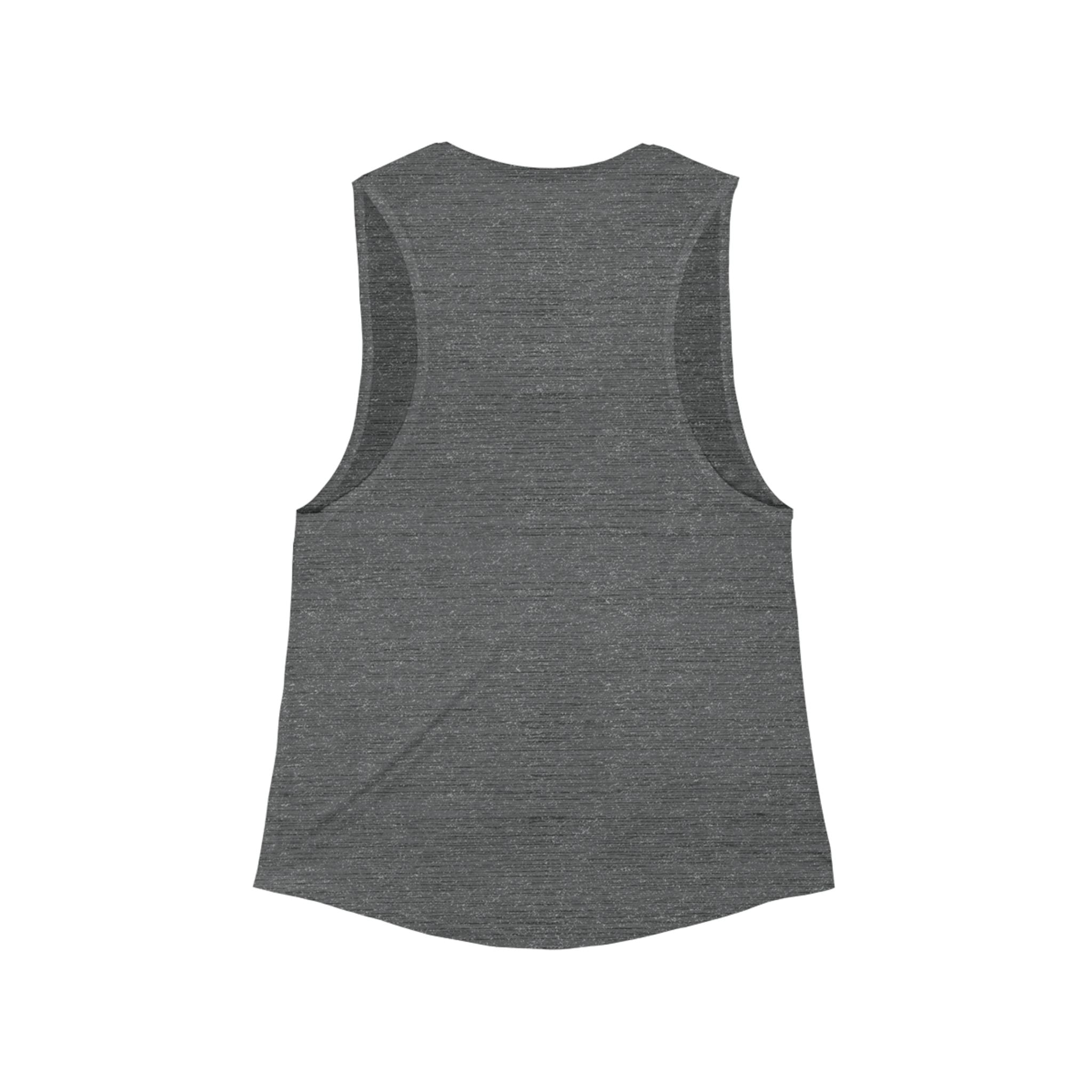Women's Bee Graphic Muscle Tank — Gold Honeybee Scoop Tank Top