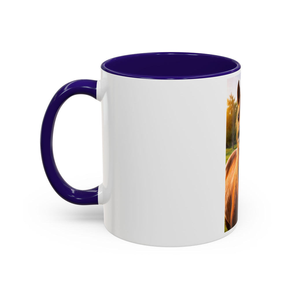 Funny Smiling Horse Coffee Mug – Cute Farm Animal 11oz/15oz Gift
