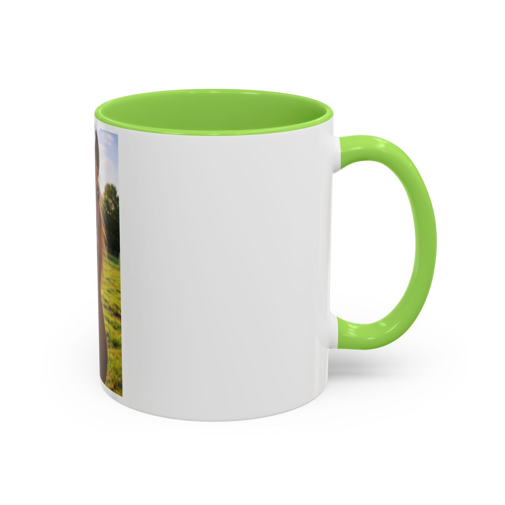 Funny Smiling Horse Coffee Mug – Cute Farm Animal 11oz/15oz Gift