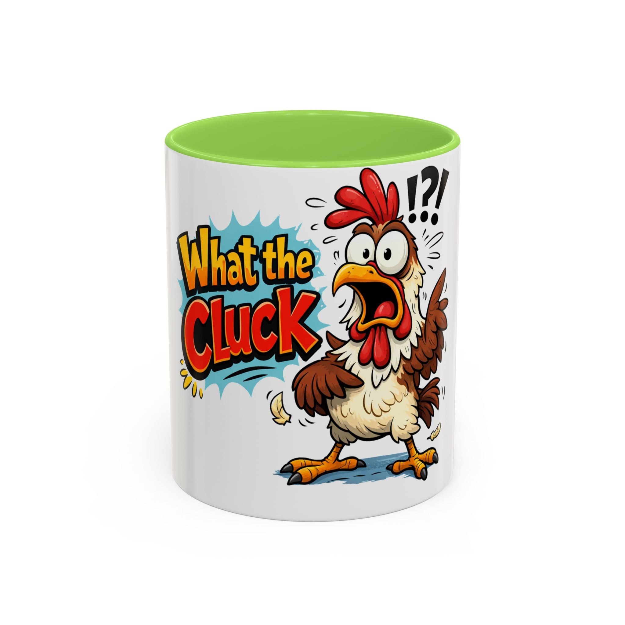 What the Cluck Funny Chicken Mug (11oz/15oz)