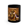 Queen Bee Coffee Mug — “It’s Good to Be The Queen” 11oz Black Ceramic