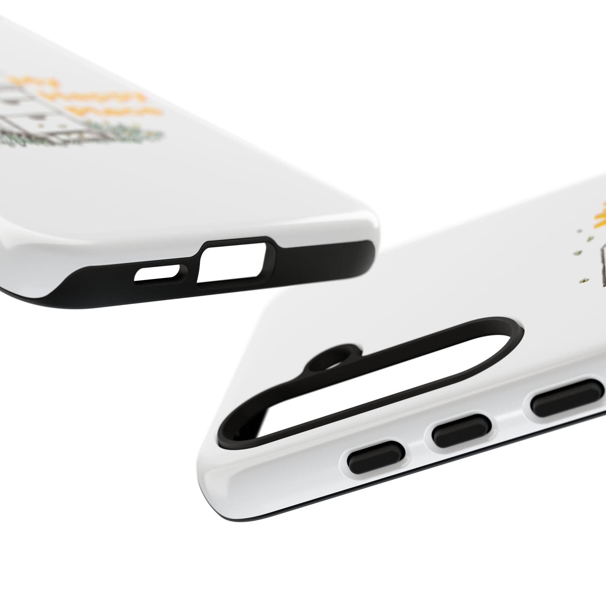Phone Case — 'My Happy Place' Bee Hive Design Protective Cover