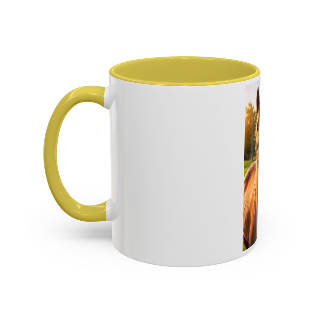 Funny Smiling Horse Coffee Mug – Cute Farm Animal 11oz/15oz Gift