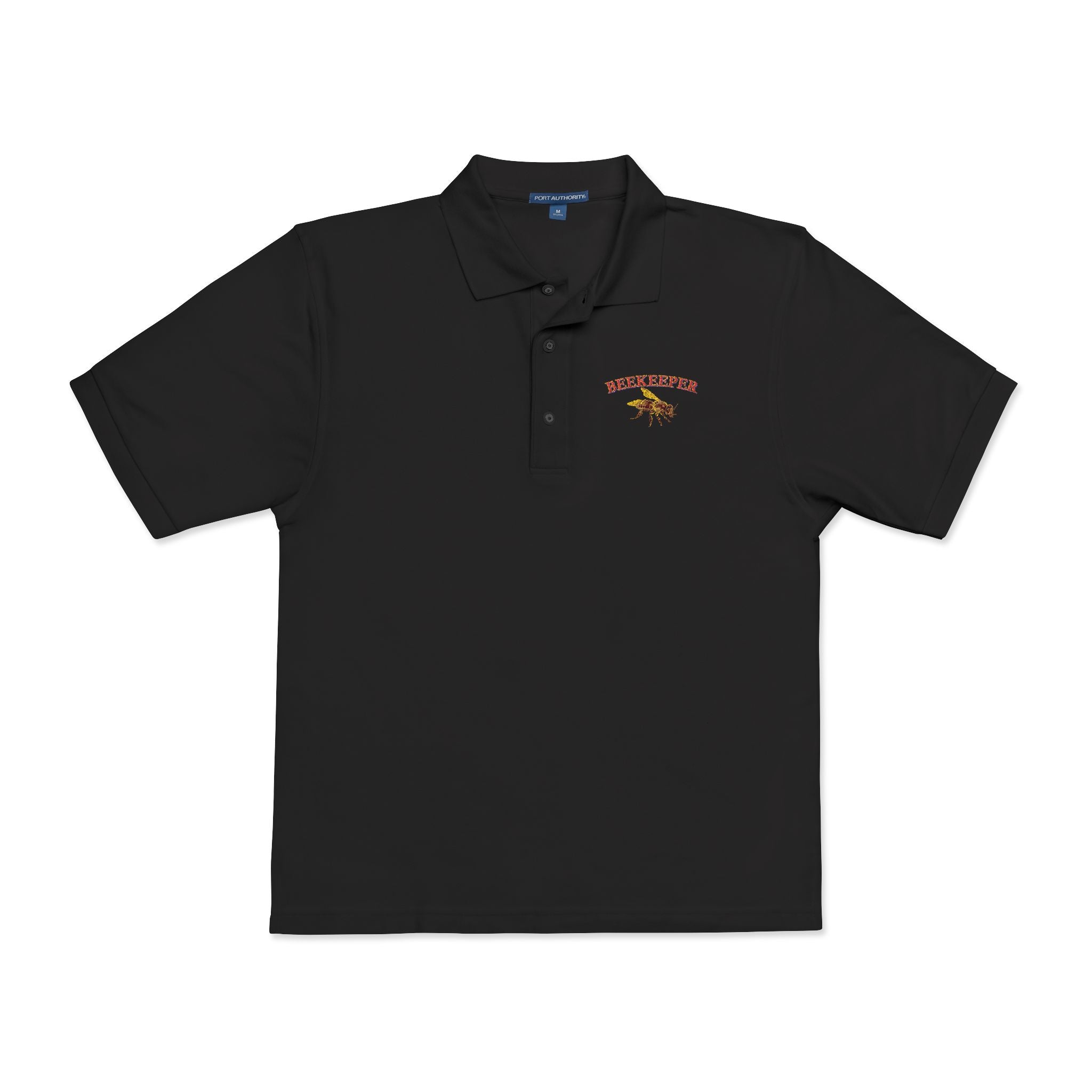 Beekeeper Embroidered Sunflower Polo Shirt