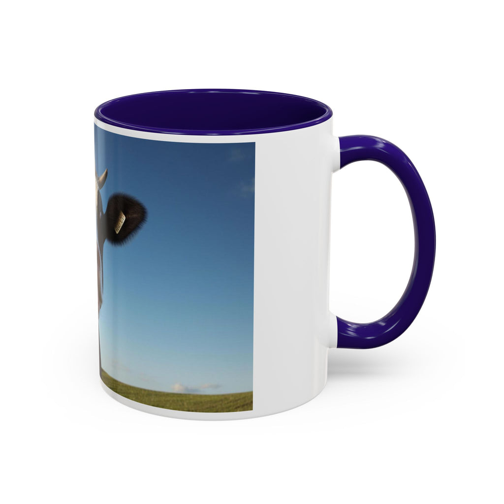 Cow Coffee Mug — Cute Cow Photo Ceramic Mug (11oz & 15oz)