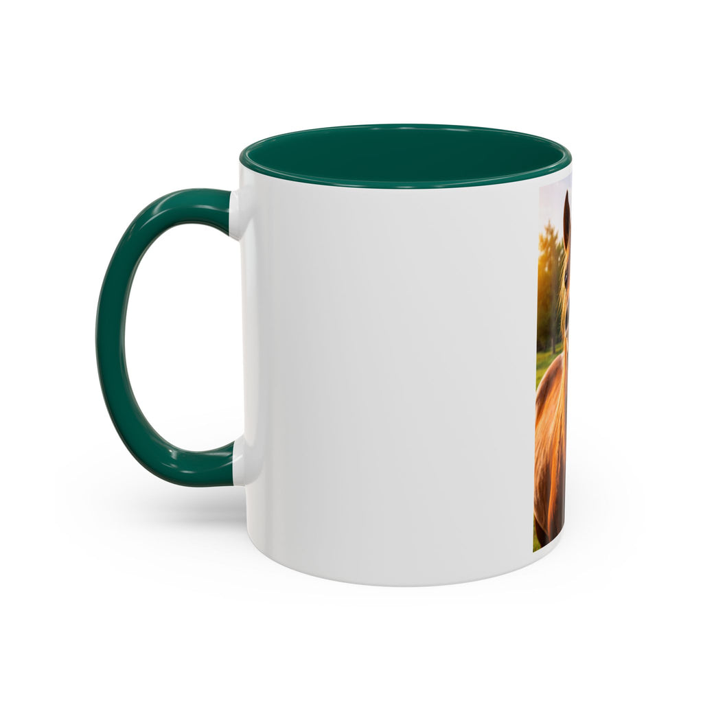 Funny Smiling Horse Coffee Mug – Cute Farm Animal 11oz/15oz Gift