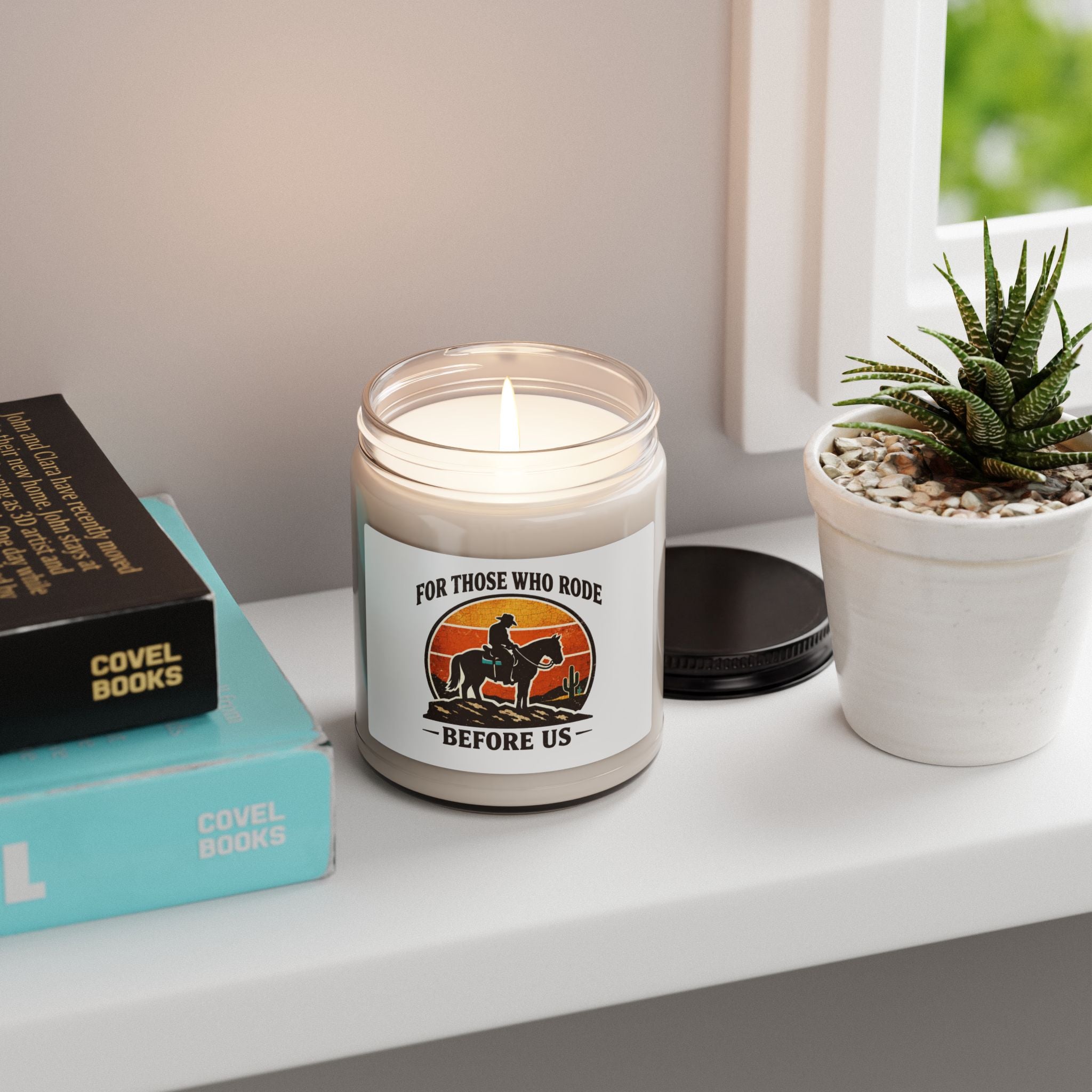 For Those Who Rode Before Us Soy Candle, Western Americana, Vintage Cowboy
