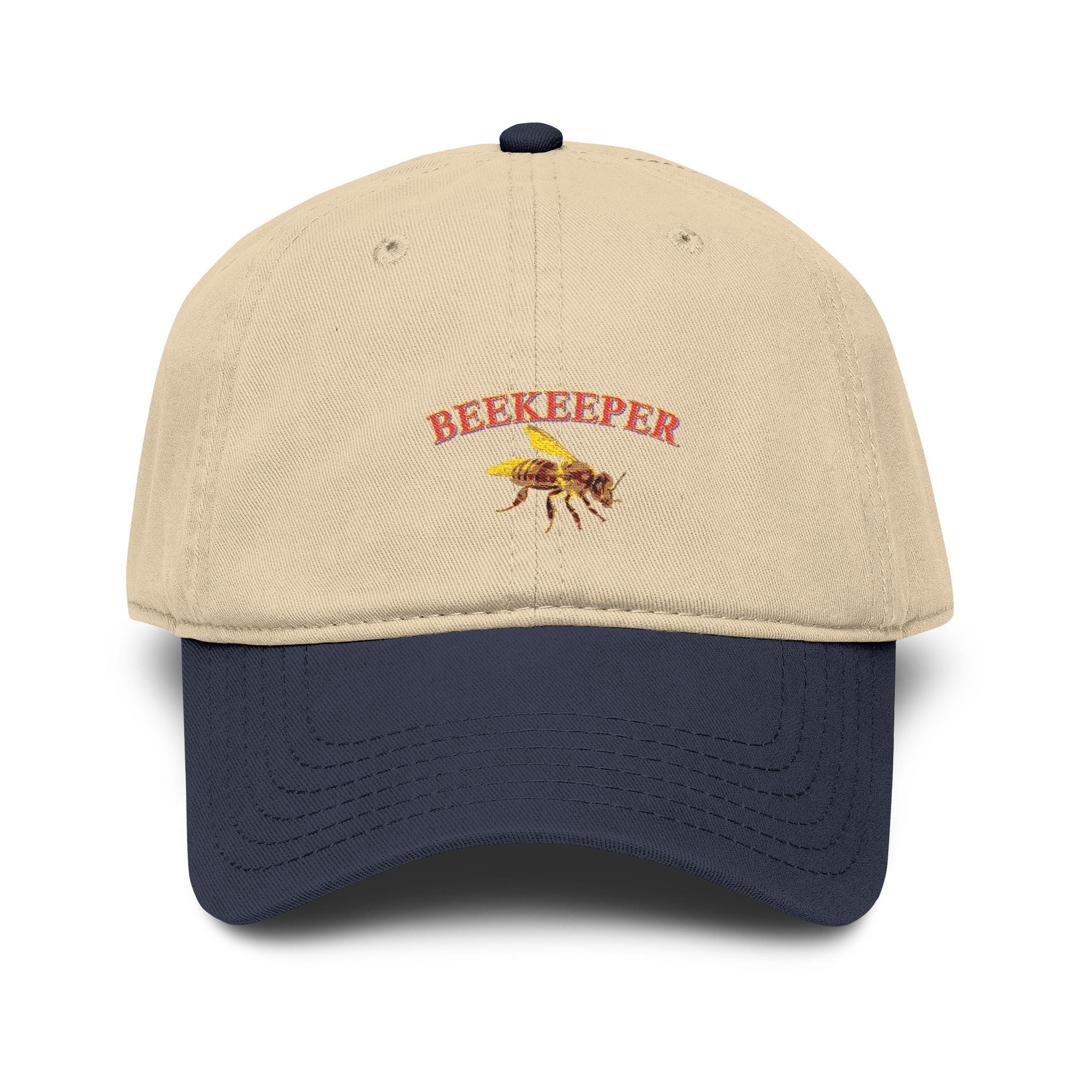 Beekeeper Embroidered Washed Baseball Cap