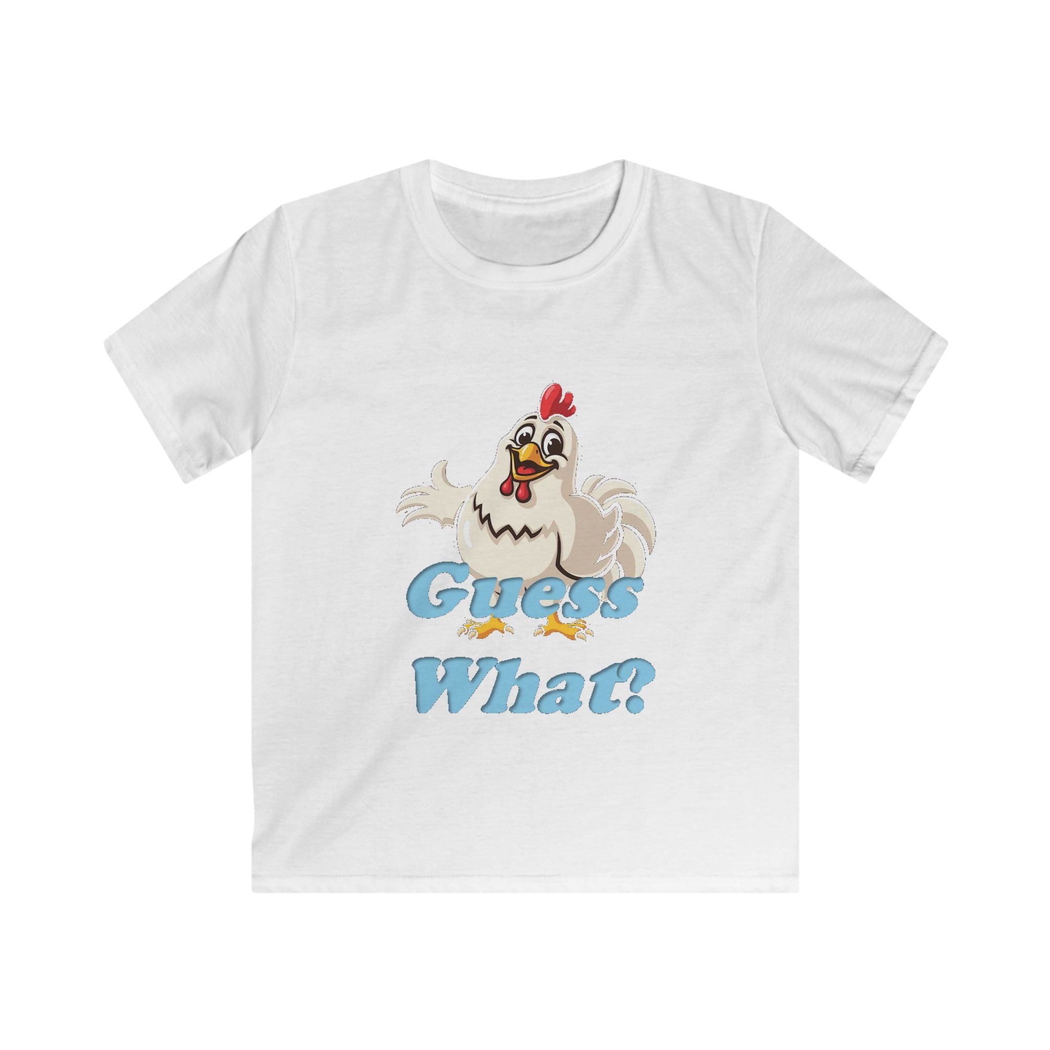 Kids Tee — "Guess What?" "Chicken Butt" Cute Graphic Shirt