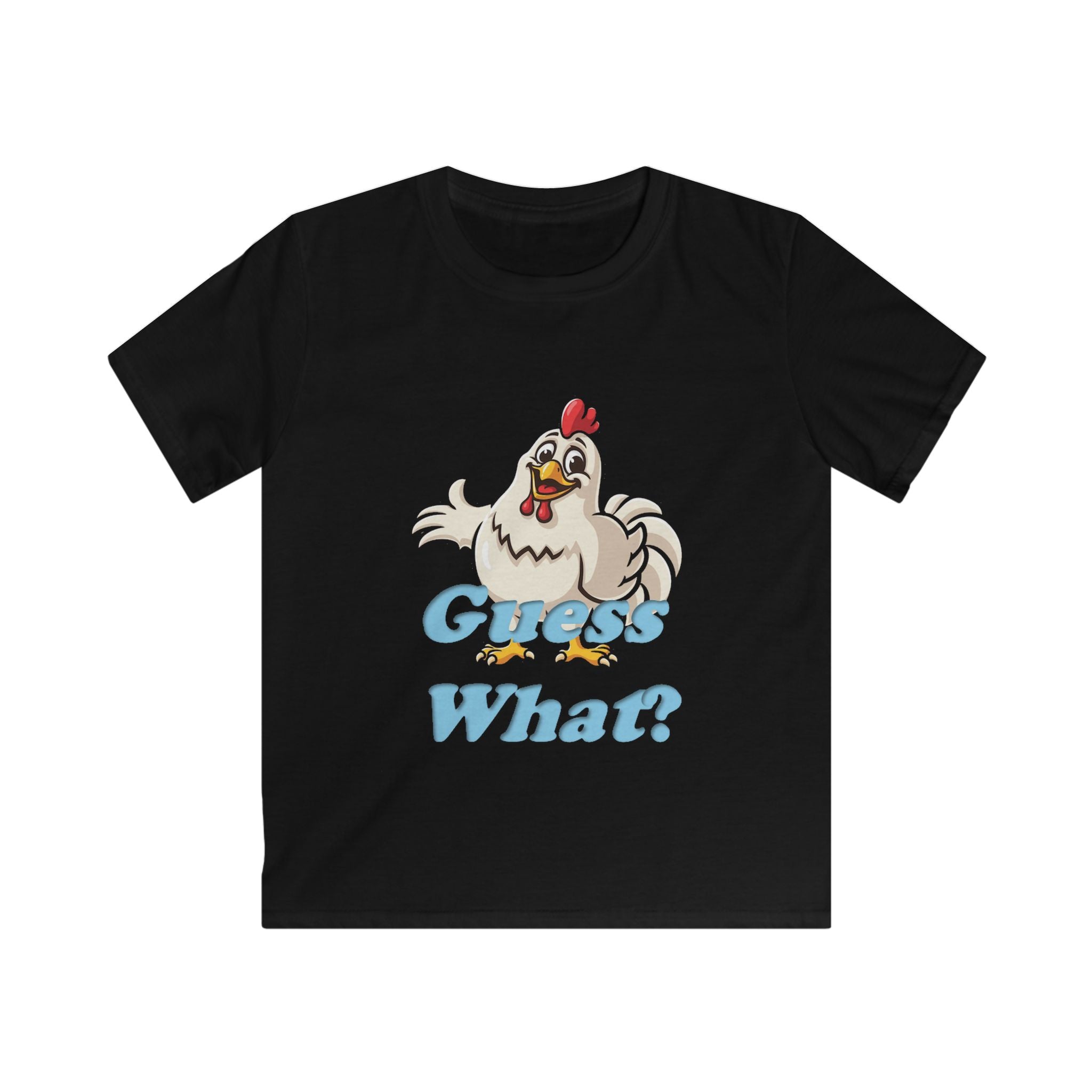 Kids Tee — "Guess What?" "Chicken Butt" Cute Graphic Shirt