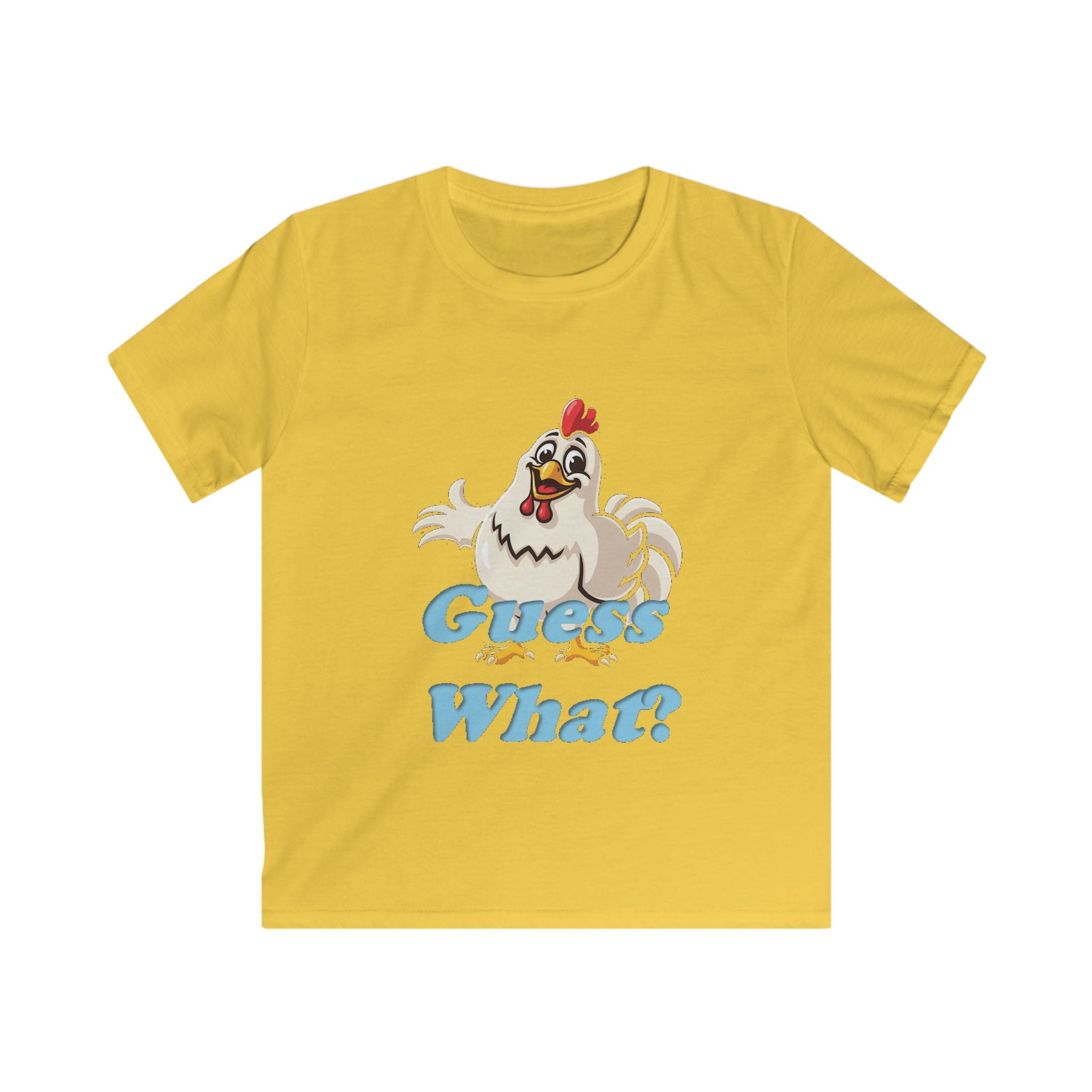 Kids Tee — "Guess What?" "Chicken Butt" Cute Graphic Shirt