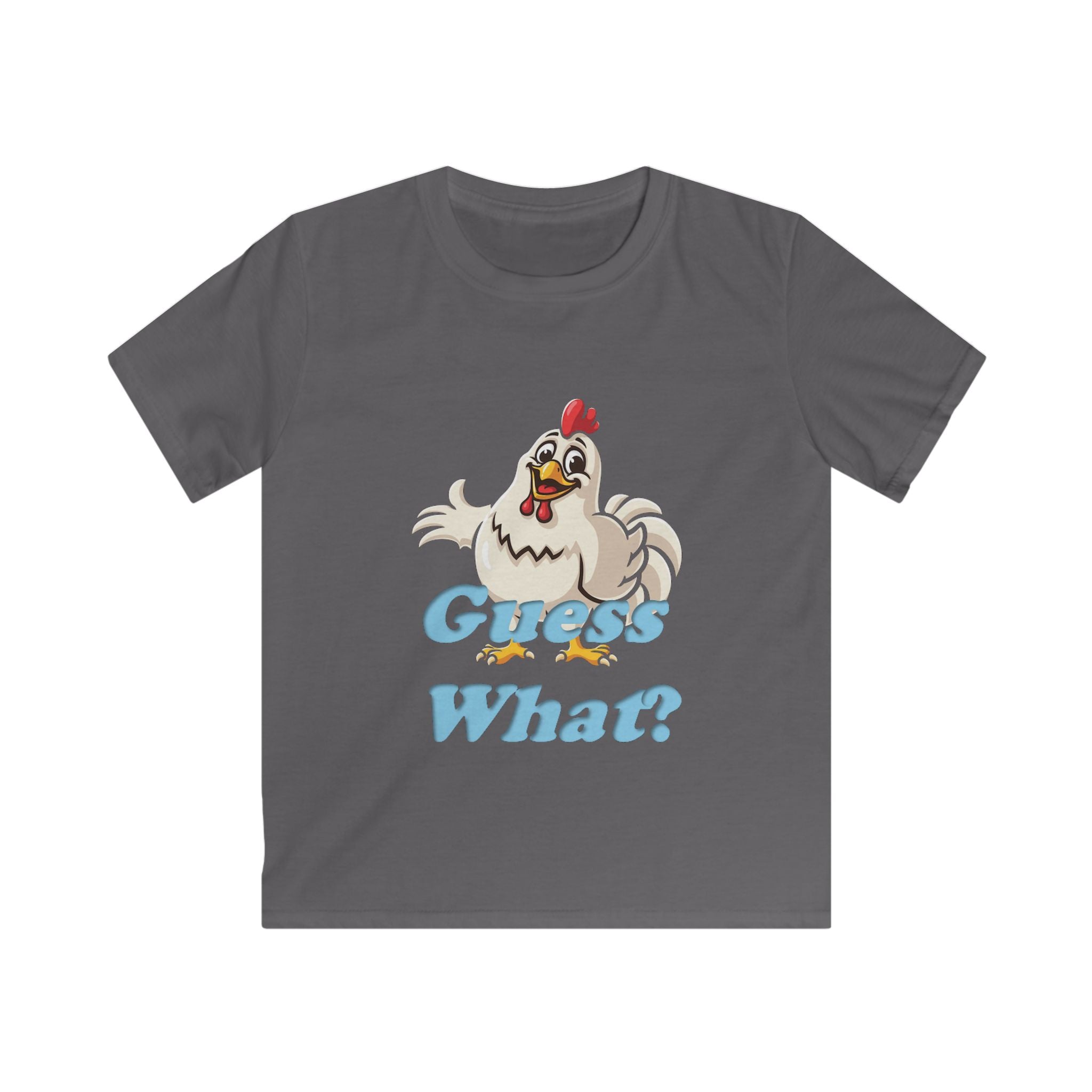 Kids Tee — "Guess What?" "Chicken Butt" Cute Graphic Shirt