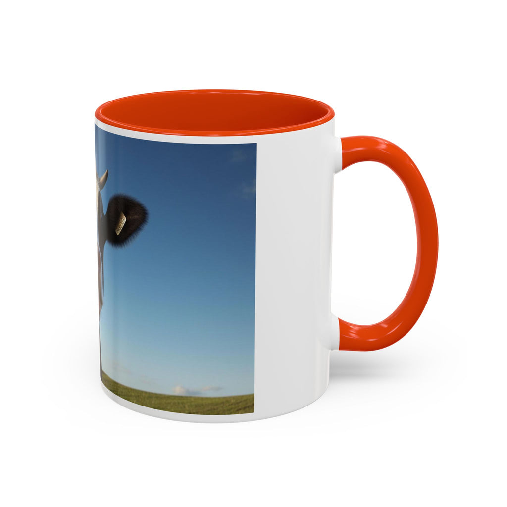 Cow Coffee Mug — Cute Cow Photo Ceramic Mug (11oz & 15oz)